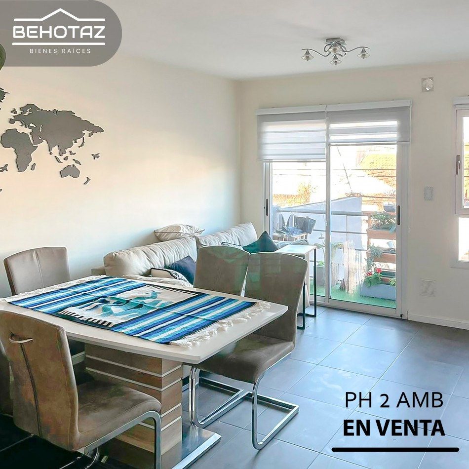 PH 2 ambientes con Balcon a la calle, barrio Pompeya. Mar del Plata. En venta