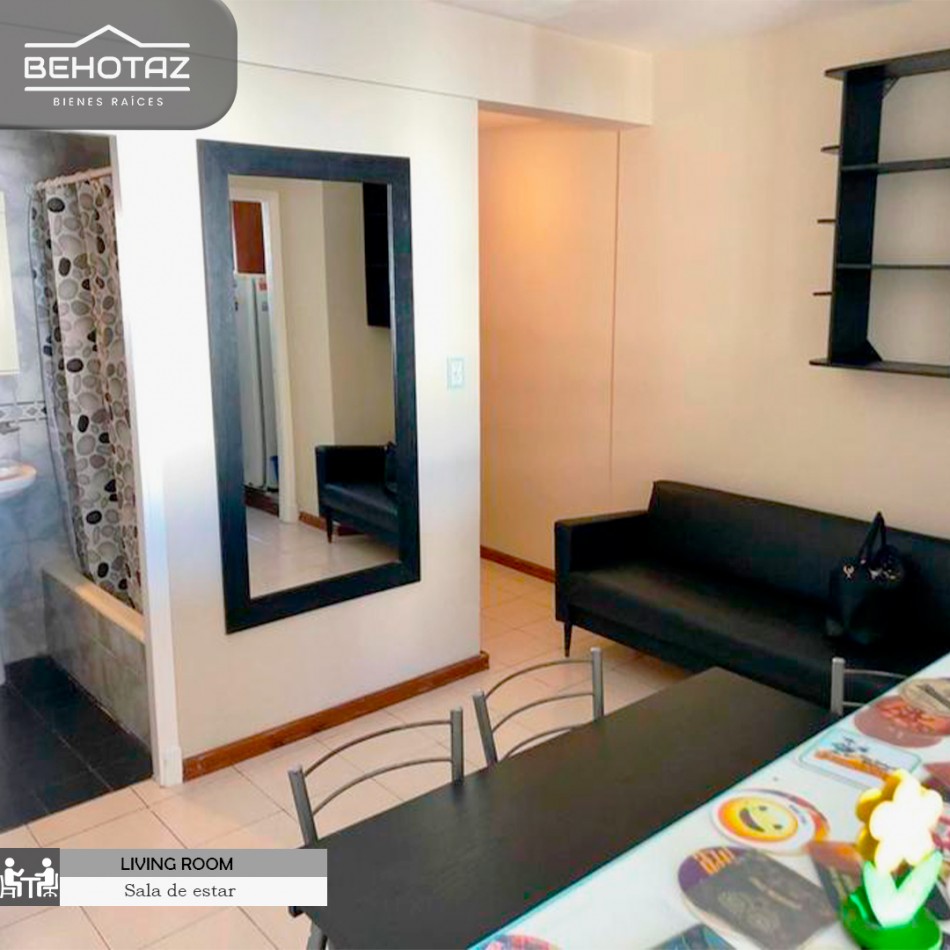 MONOAMBIENTE CON BALCON A LA CALLE, EN VENTA, ZONA ALDREY. MAR DEL PLATA