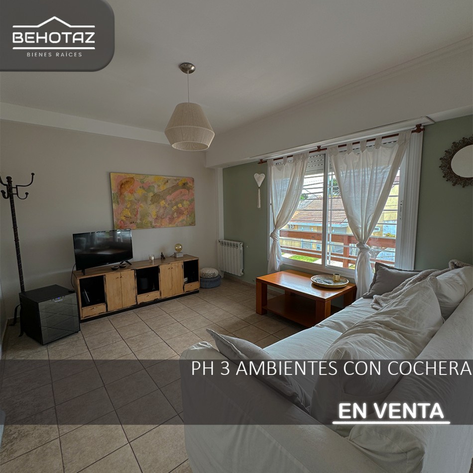 PH DE 3 AMBIENTES CON COCHERA Y BALCON. EN VENTA. MAR DEL PLATA