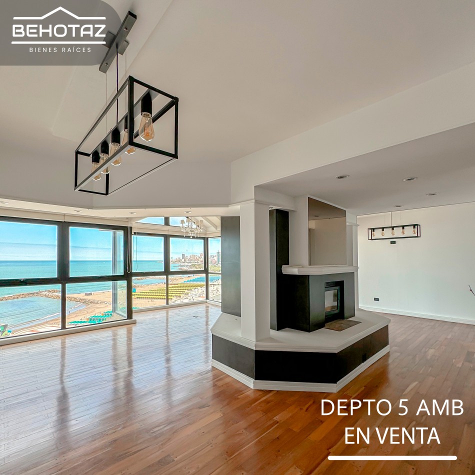 Excelente departamento en duplex con vista plena al mar. 