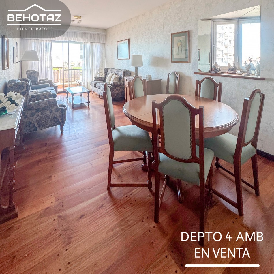 DEPARTAMENTO DE CUATRO AMBIENTES CON VISTA PLENA AL MAR EN ZONA VARESE MAR DEL PLATA