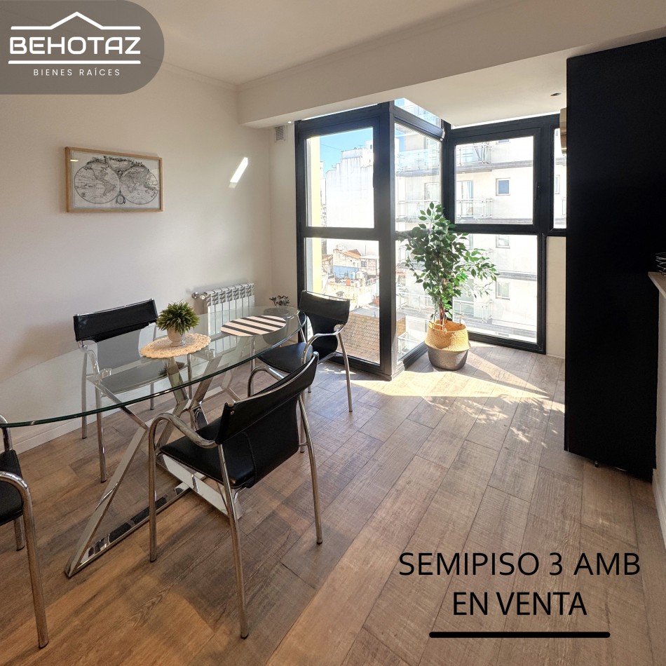SEMIPISO DE TRES AMBIENTES EN ZONA GUEMES. MAR DEL PLATA