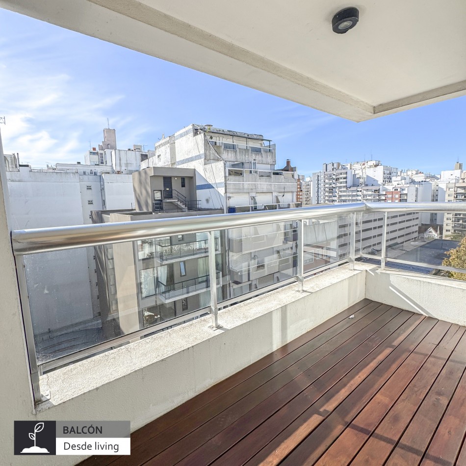 SEMIPISO DE TRES AMBIENTES CON COCHERA .PLAZA MITRE MAR DEL PLATA