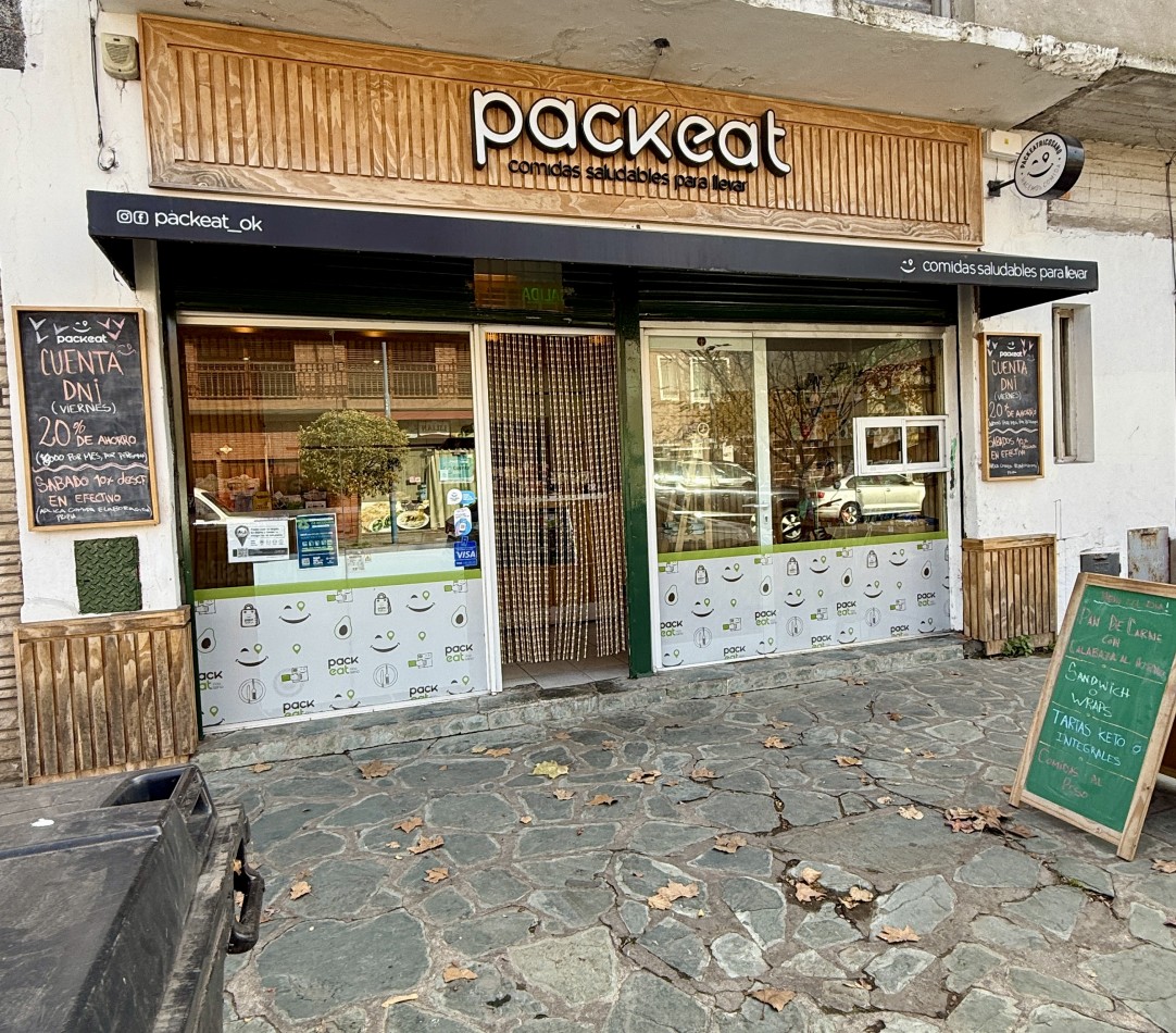 FONDO DE COMERCIO EN VENTA, COMIDA SALUDABLE. LA PERLA, MAR DEL PLATA