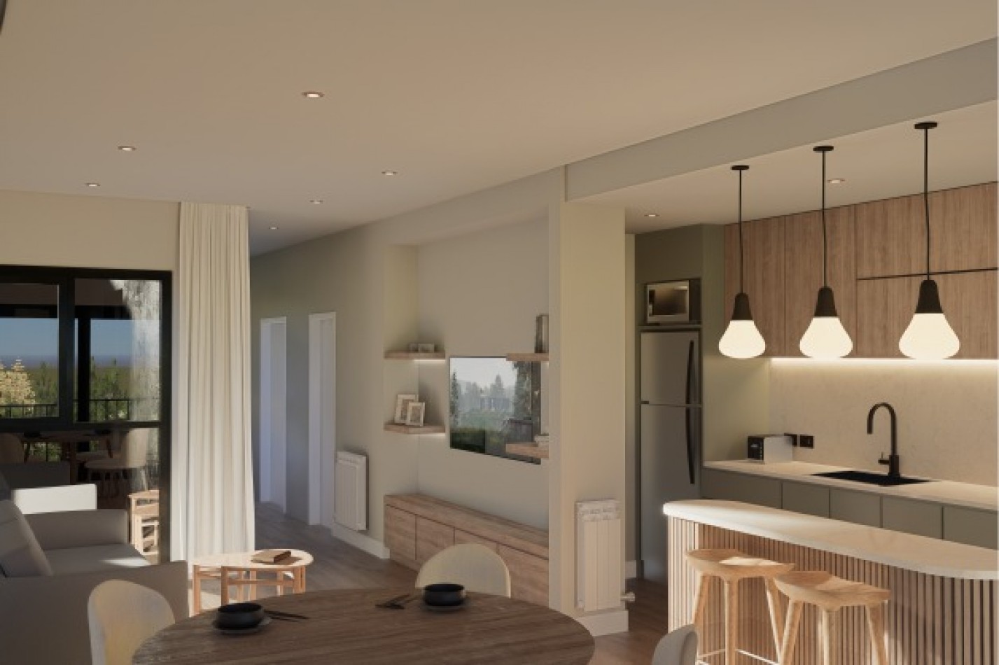 DEPARTAMENTOS DE 2 Y 3 AMBIENTES A ESTRENAR EN GUEMES - EDIFICIO MONIQUE FORET. MAR DEL PLATA