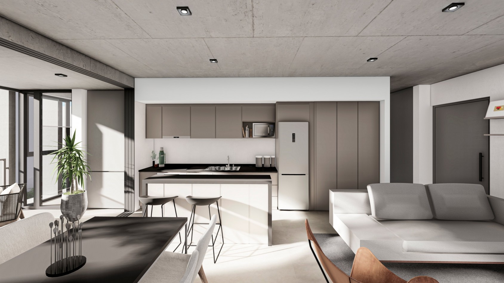 DEPARTAMENTOS 1 Y 2 AMBIENTES A ESTRENAR EN ZONA ALDREY - EDIFICIO BONJO 10. MAR DEL PLATA