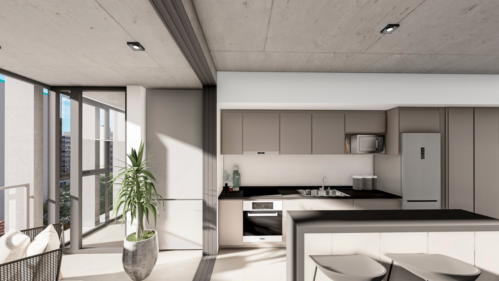 DEPARTAMENTOS 1 Y 2 AMBIENTES A ESTRENAR EN ZONA ALDREY - EDIFICIO BONJO 10. MAR DEL PLATA