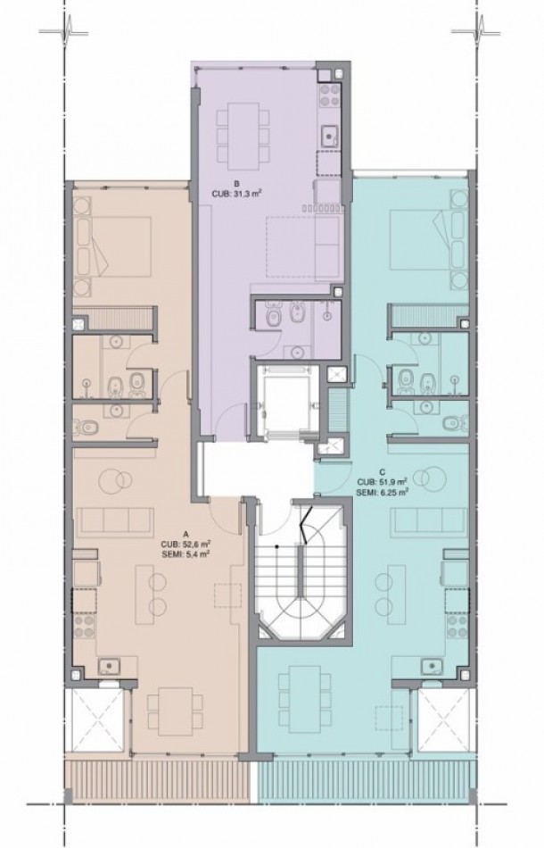 MONOAMBIENTE A ESTRENAR ENTREGA INMEDIATA - BARRIO SAN JOSE. MAR DEL PLATA