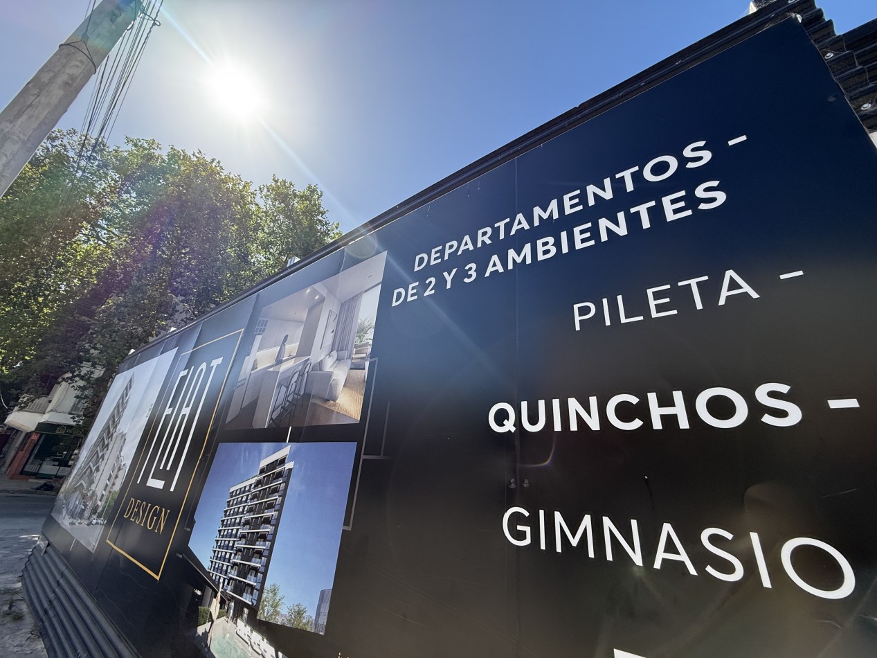 2 AMBIENTES CON COCHERA Y BAULERA EN POZO - EDIFICIO FLAT DESIGN - ZONA ALDREY. MAR DEL PLATA