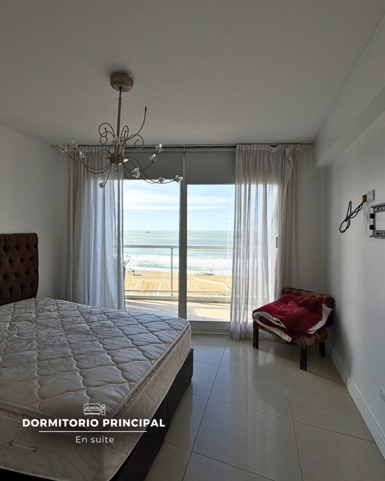 DEPARTAMENTO TRES AMBIENTES CON BALCON ATERRAZADO PARRILLA Y VISTA PLENA AL MAR 