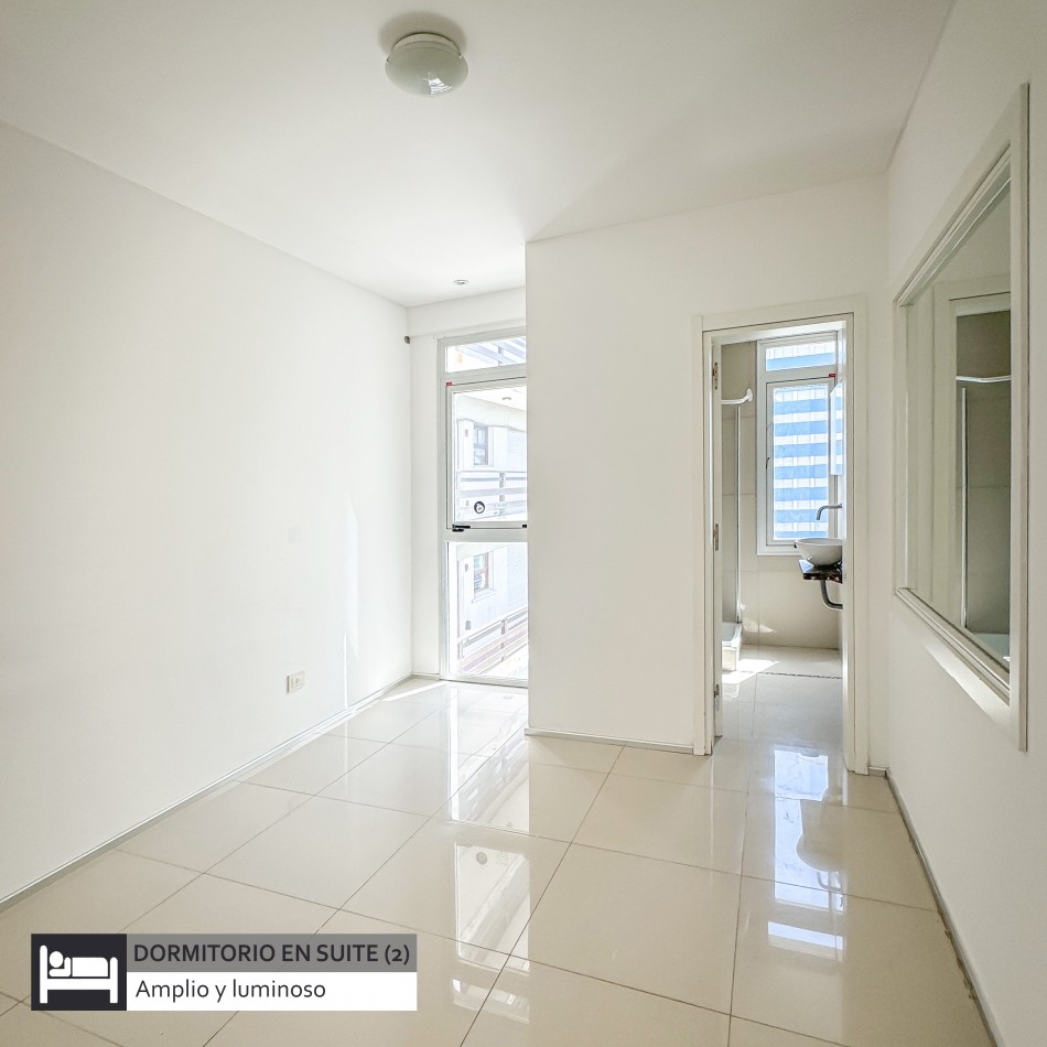 ALQUILER 24 MESES | SEMIPISO DE TRES AMBIENTES VISTA AL MAR - PLAYA CHICA