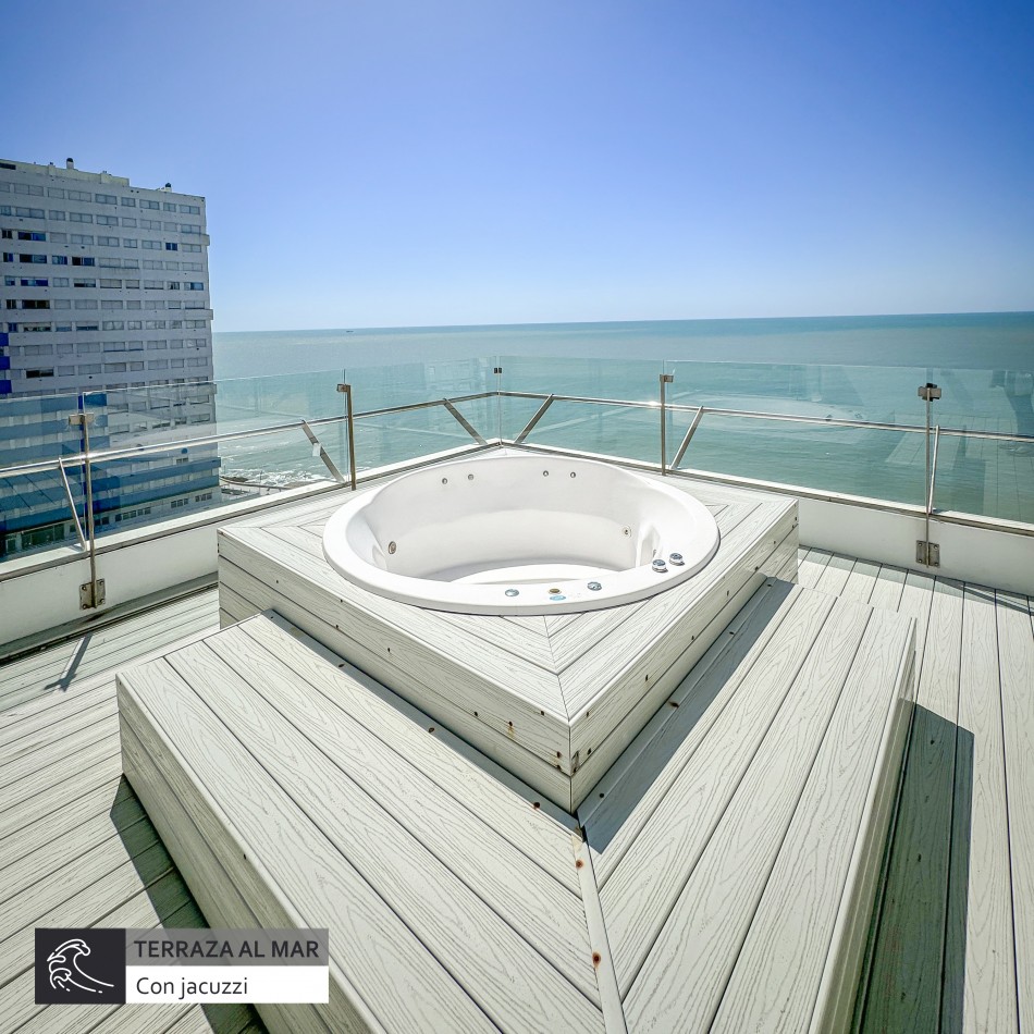ALQUILER 24 MESES | SEMIPISO DE TRES AMBIENTES VISTA AL MAR - PLAYA CHICA