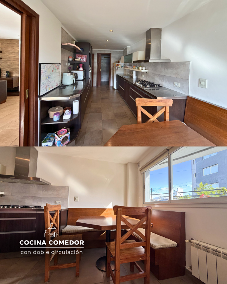 PISO DE CUATRO AMBIENTES CON COCHERA, DOS BAULERAS, PISCINA Y QUINCHO. MAR DEL PLATA 