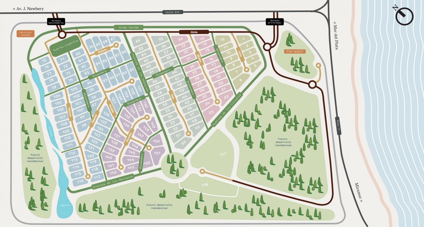 LOTE EN VENTA EN BARRIO PRIVADO OLAS CHAPADMALAL