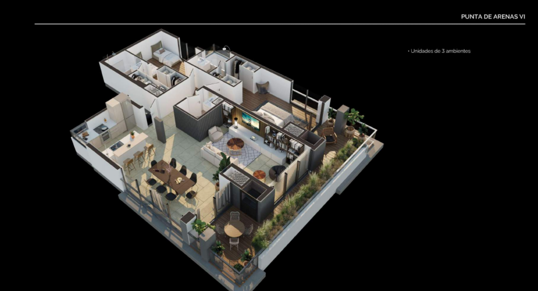 PUNTA DE ARENAS VI ART - VENTA DEPARTAMENTOS EN POZO 2 Y 3 AMBIENTES - CHAUVIN. MAR DEL PLATA