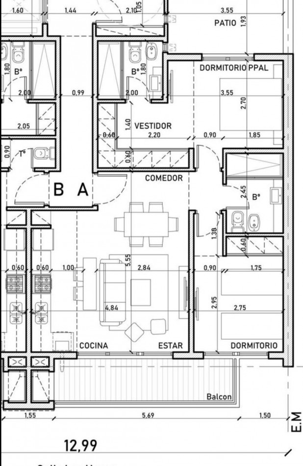 PUNTA DE ARENAS XII - URGENCIA DE VENTA 3 AMBIENTES CON COCHERA EN CONSTRUCCION. MAR DEL PLATA