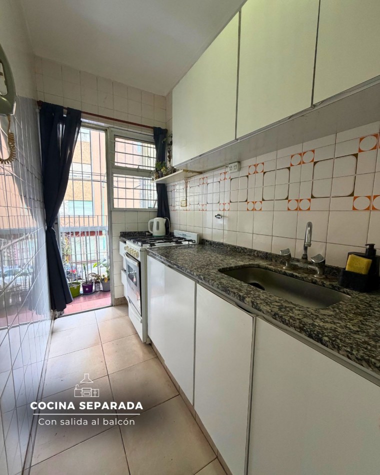 DEPARTAMENTO EN VENTA 2 AMBIENTES CON BALCON - APTO CREDITO - ZONA PLAZA MITRE