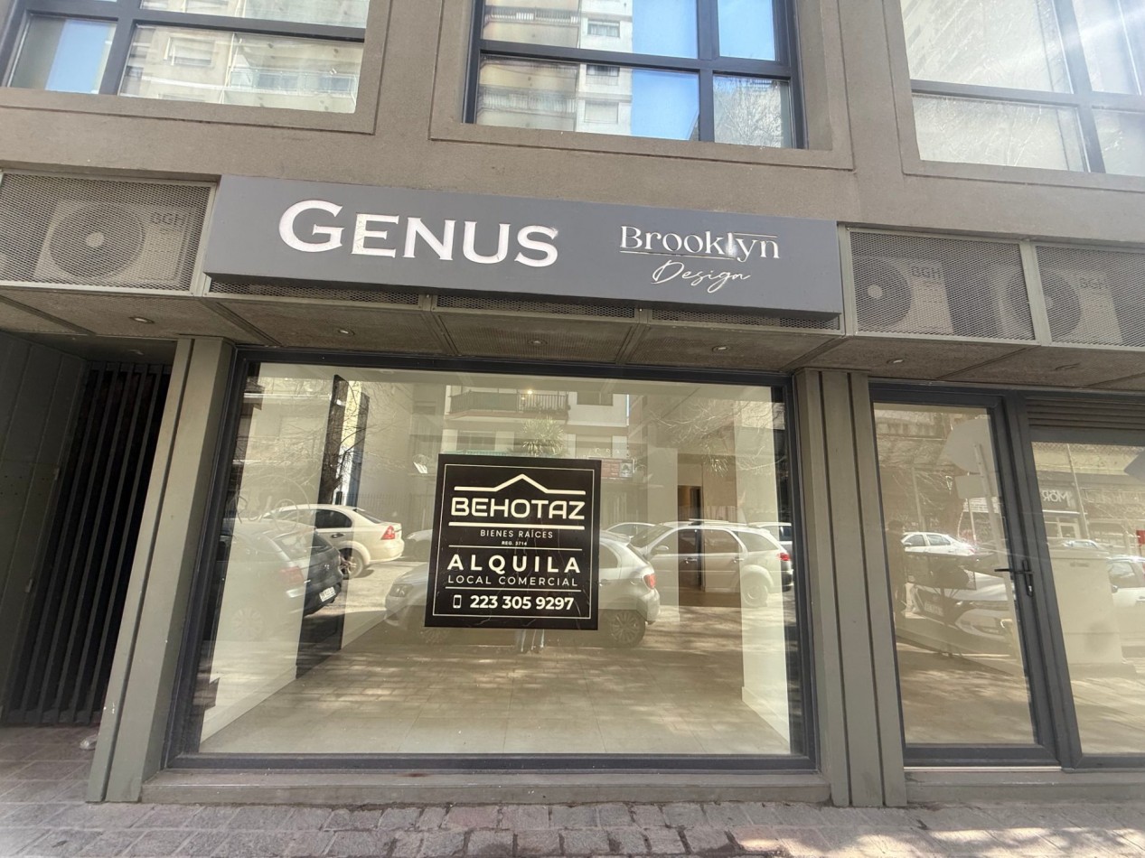 LOCAL COMERCIAL EN ALQUILER EN ZONA MACROCENTRO. MAR DEL PLATA
