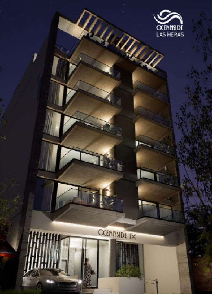 SEMIPISO 2 AMBIENTES EN POZO CON 2 COCHERAS - OCEANSIDE IX - ZONA GUEMES