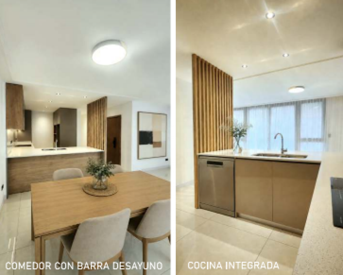 SEMIPISO 2 AMBIENTES EN POZO CON 2 COCHERAS - OCEANSIDE IX - ZONA GUEMES