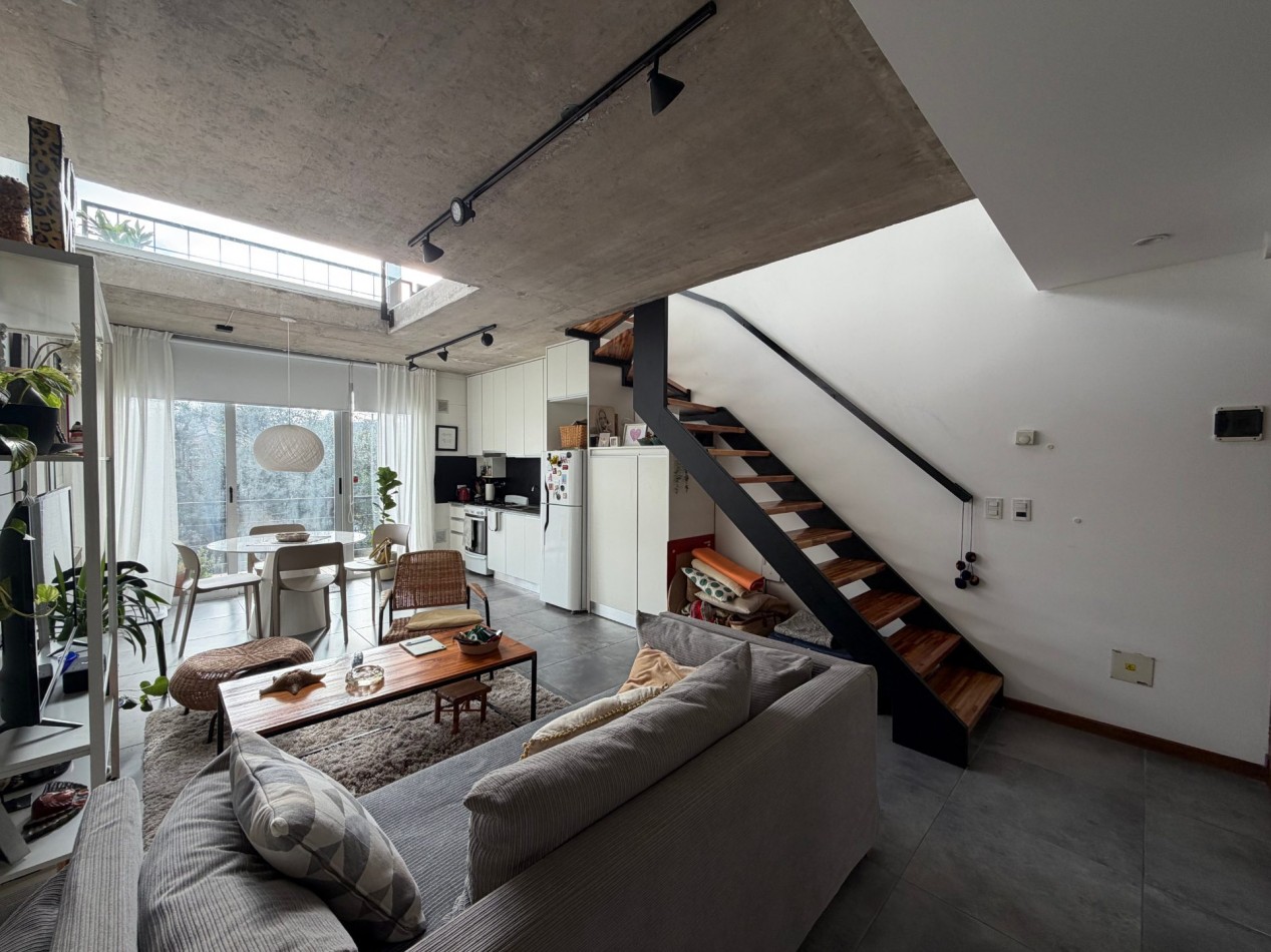 DEPARTAMENTO DOS AMBIENTES EN LOFT CON DOBLE BALCON TERRAZA. CHAUVIN 