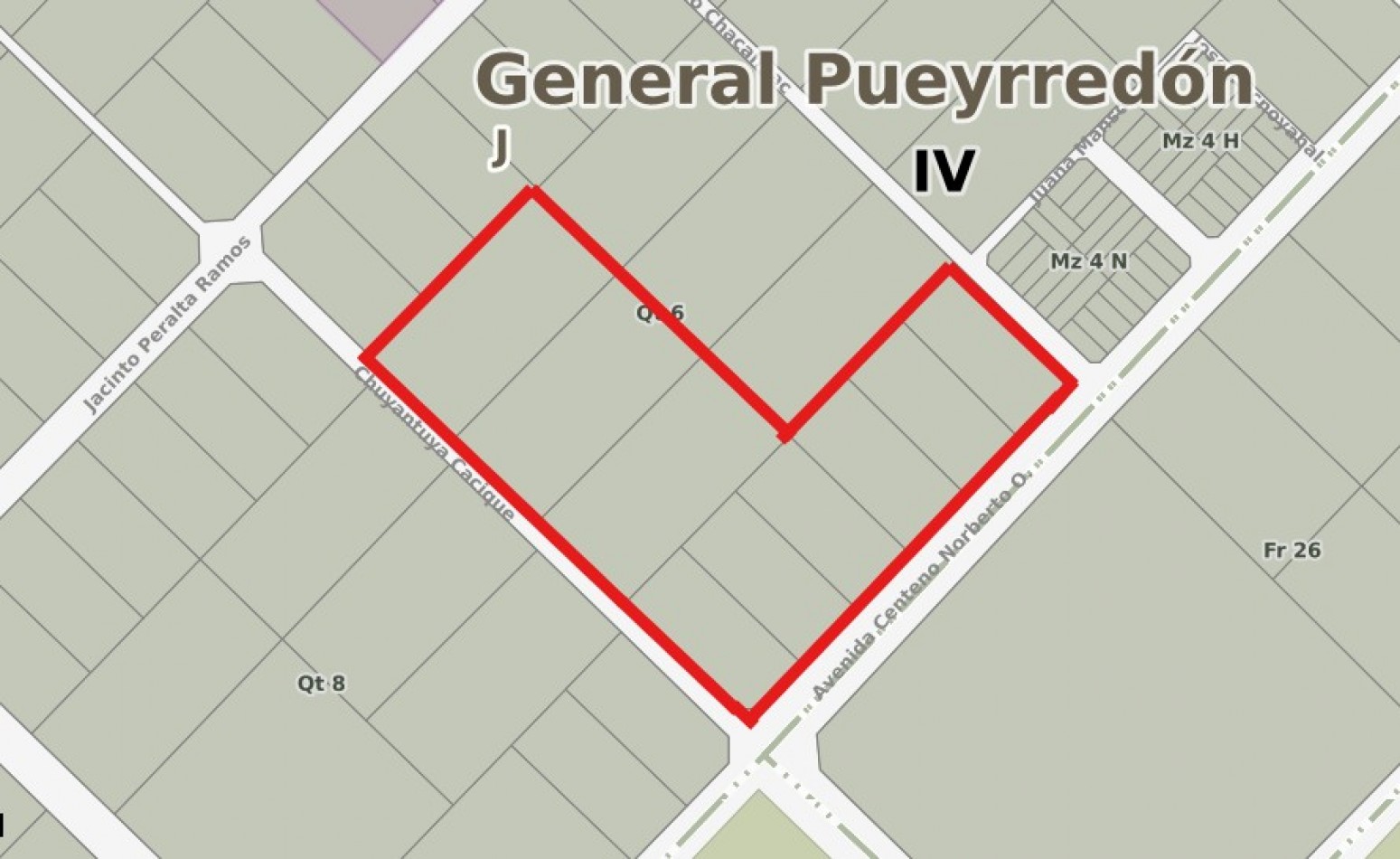 LOTES EN VENTA SOBRE AV. DEL CENTENO - LAS CANTERAS 