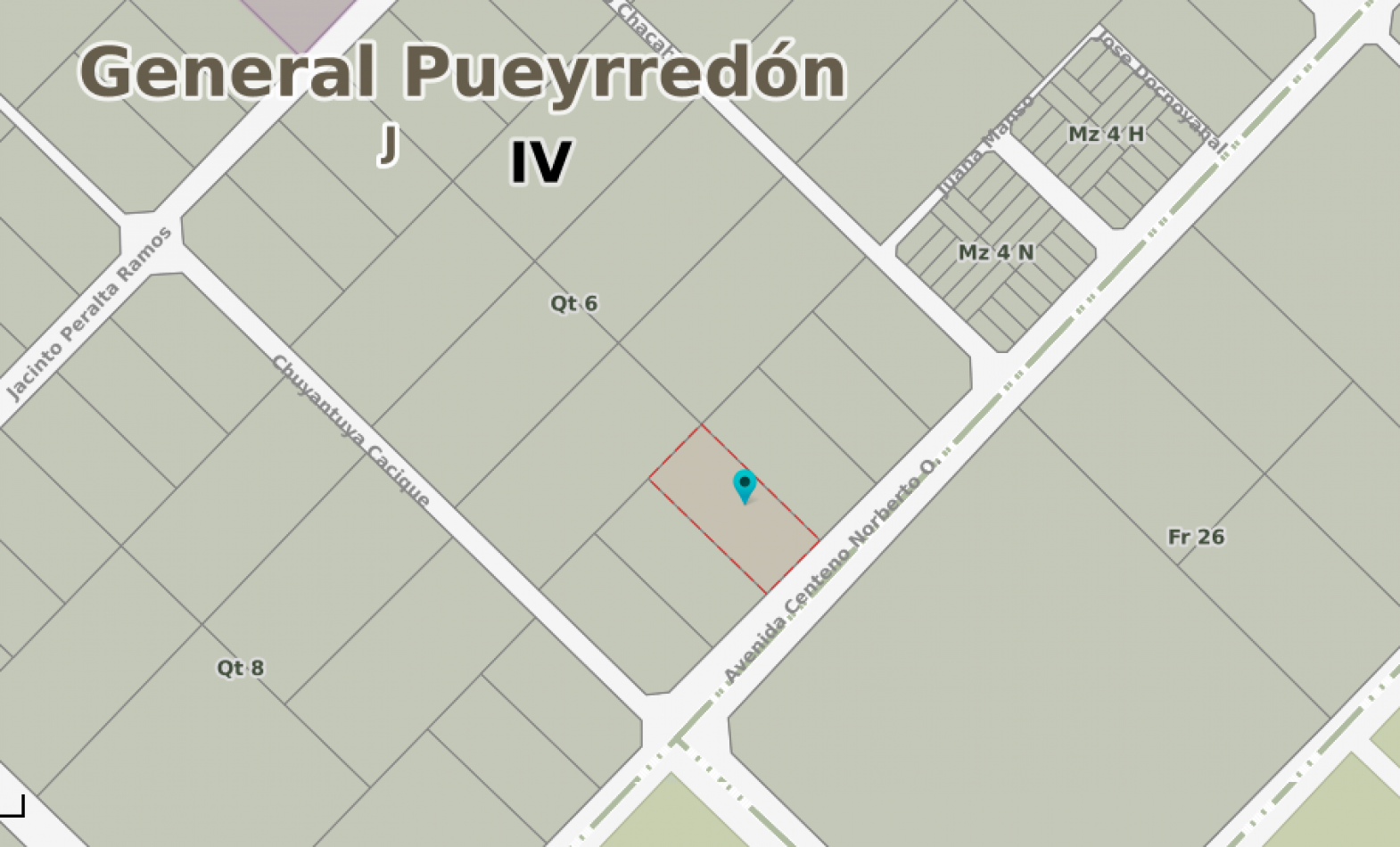 LOTES EN VENTA SOBRE AV. DEL CENTENO - LAS CANTERAS 