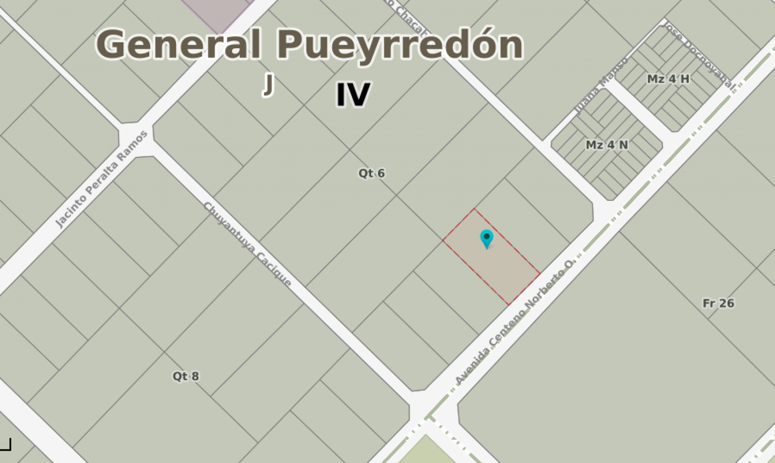 LOTES EN VENTA SOBRE AV. DEL CENTENO - LAS CANTERAS 