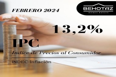 IPC. Indice de Precios al Consumidor. FEBRERO 2024