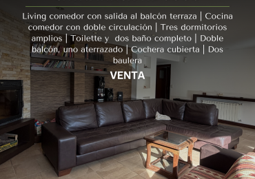 PISO DE CUATRO AMBIENTES CON COCHERA, DOS BAULERAS, PISCINA Y QUINCHO. MAR DEL PLATA 