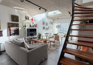 DEPARTAMENTO DOS AMBIENTES EN LOFT CON DOBLE BALCON TERRAZA. CHAUVIN 